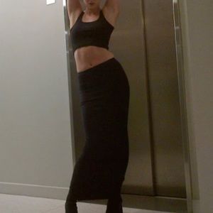 Prix Workshop Black Two Piece Set